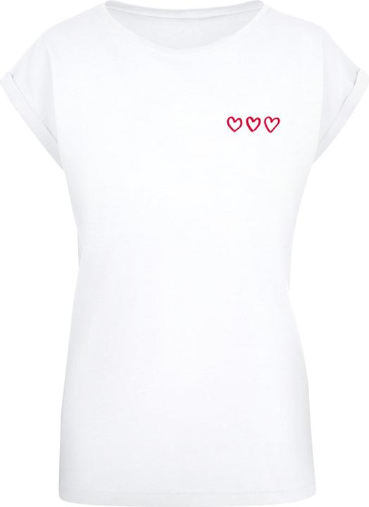Produktbild Mister Tee MisterTee Three In A Row Ladies Extended Shoulder Tee - 194805 (M)