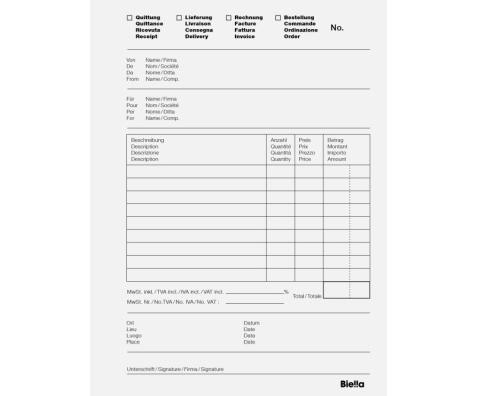 Actual product image Biella Copy Bloc multi-purpose notepad (50 x)