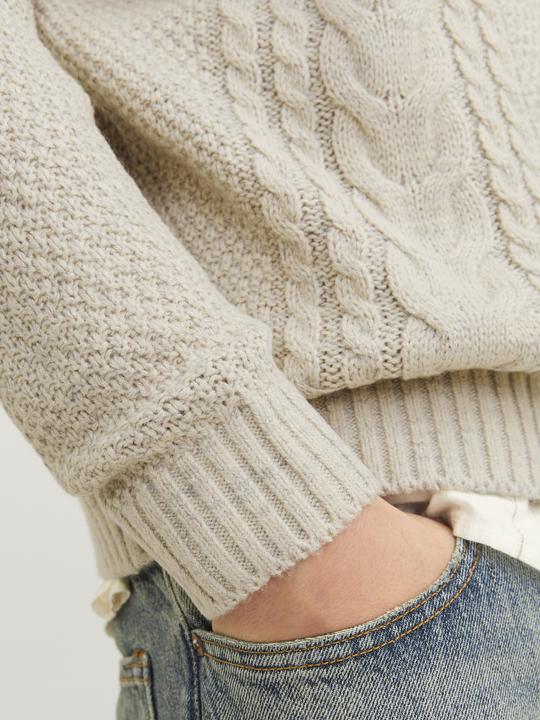 Produktbild Jack & Jones Einfarbig Viertel-Reissverschluss Viertel-Reissverschluss (XXL)