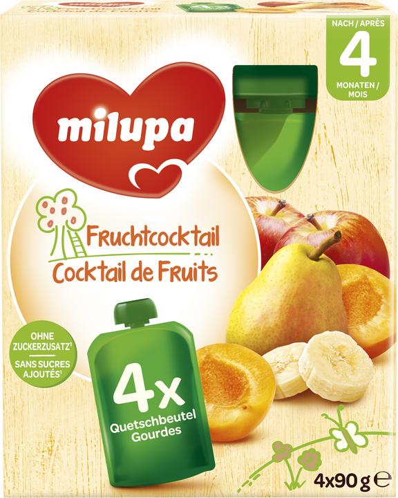 Milupa Quetschbeutel Früchtecocktail (360 g)