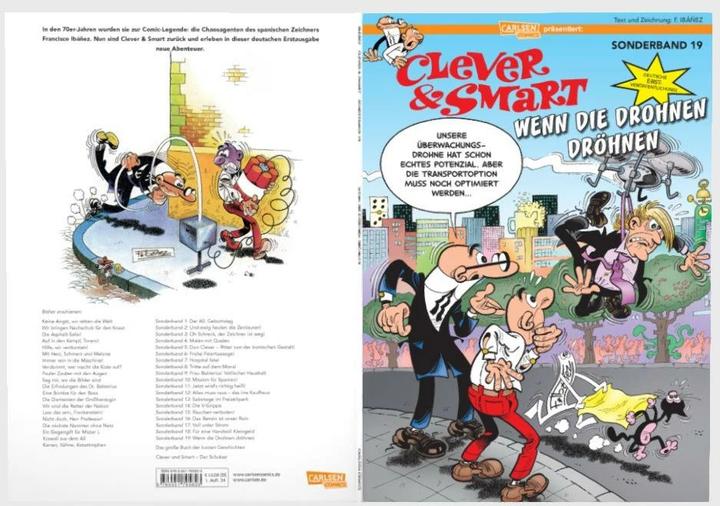 Produktbild Clever und Smart Sonderband 19: Wenn die Drohnen dröhnen (Deutsch, Francisco Ibáñez, 2024)