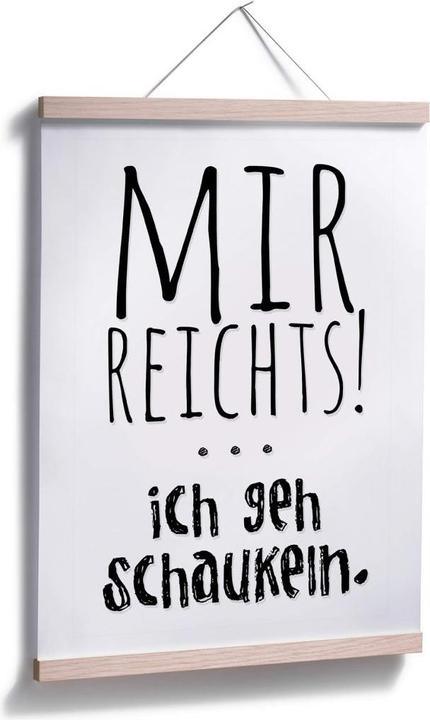 Produktbild Trenddeko Mir reichts, ich geh schaukeln (50 x 60 cm)
