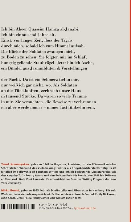 Immagine prodotto Der Gott der Landminen (Tedesco, Inglese, Yusef Komunyakaa, Mirko Bonné, 2024)