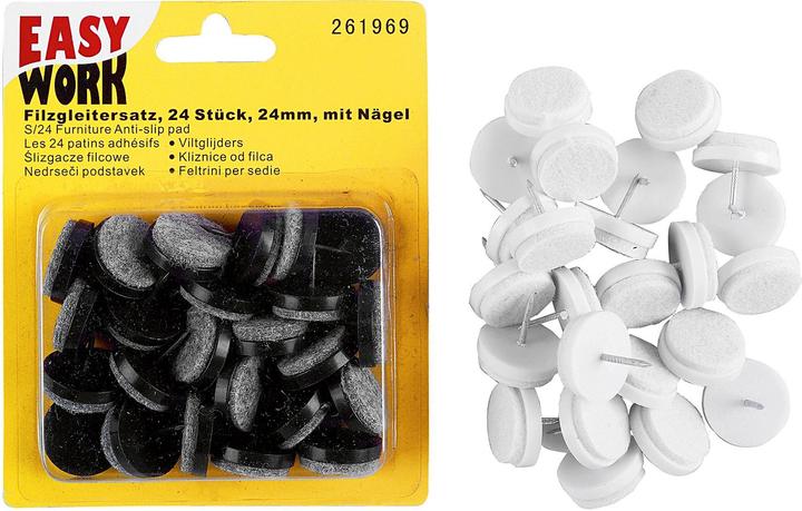 Produktbild Easy Work Filzgleitersatz (Filzgleiter, 24 Stück)