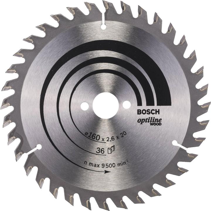 Produktbild Bosch Professional Zubehör PRO Wood Kreissägeblatt, 160 x 2.6 x 20 mm