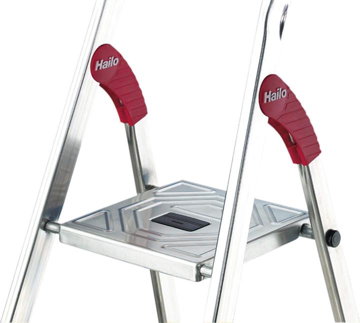 Produktbild Hailo L60 StandardLine, Alu-Sicherheits-Stehleiter, 4 Stufen (Stehleiter, 161 cm)