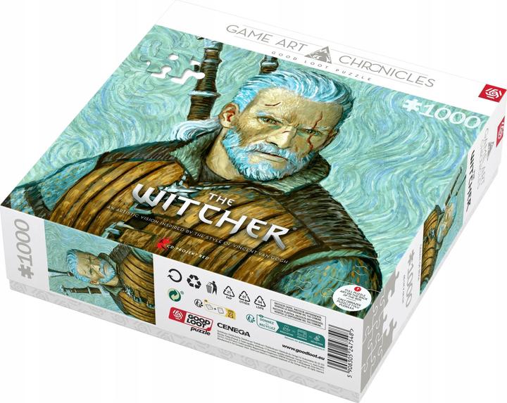 Image du produit Good Loot Puzzle Game Art Chronicles : The Witcher Geralt & Vincent van Gogh (1000 pièces) (1000 pièces)