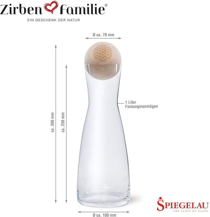 Image du produit ZirbenFamilie Set de boules d'arolle "Fleur de vie