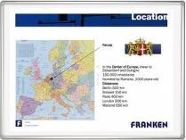 Immagine prodotto Franken Lavagna bianca/scheda di proiezione PRO Plus Smalto (120 x 200 cm)