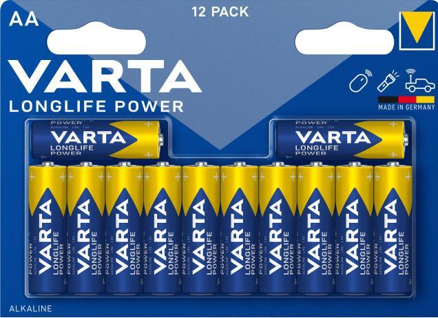 Varta Longlife Power (12 pcs, AA, 2960 mAh)