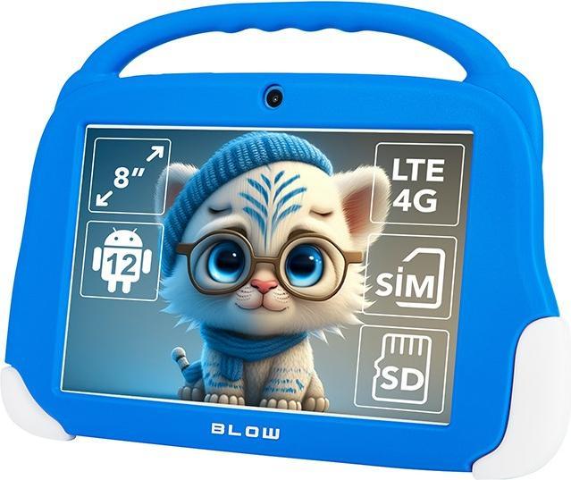 Actual product image Blow Tablet KidsTAB8 4G 4/64GB blue + case (4G, 7.99", 64 GB, Astral Blue)