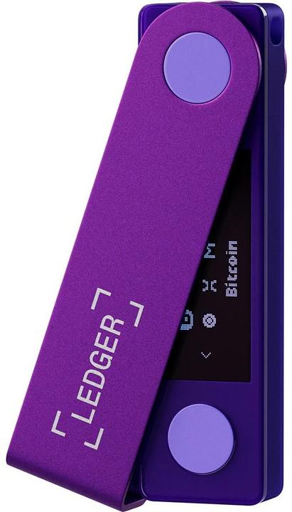 Produktbild Ledger Nano X Amethyst Purple (Ripple, Bitcoin, Bitcoin Cash, Litecoin, Cardano, TRON, Ethereum Classic, Ether, Stellar, Monero, Dogecoin)