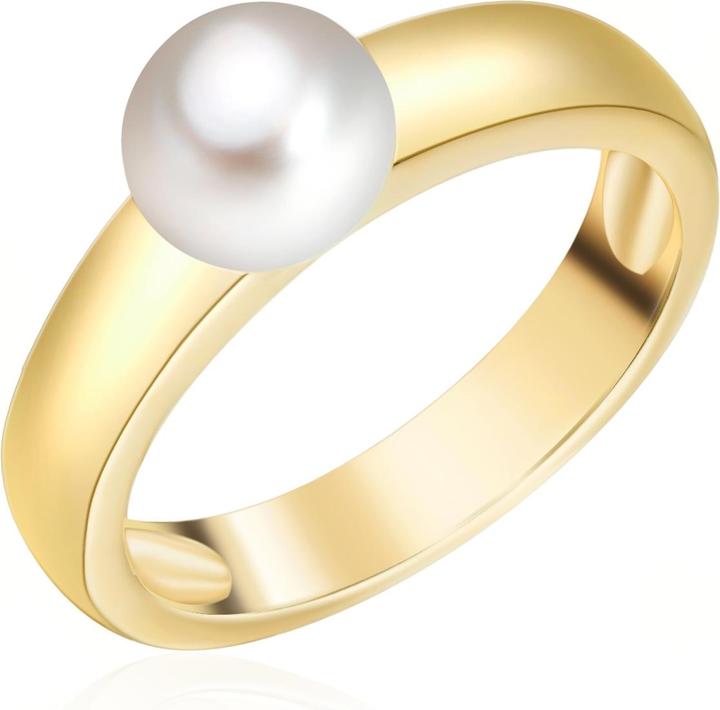 Image du produit Valero Pearls Femme argent sterling perle d'eau douce de culture or jaune - 2194 (50, Argent 925)