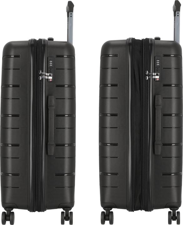 Actual product image Polestream Strz by Asteroid 4 Rollen Trolley L 74 cm mit Dehnfalte (92 l, XL (from 140l))