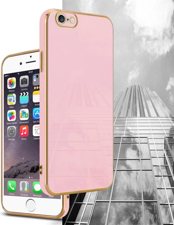 Productafbeelding Cadorabo Hoesje voor Apple iPhone 6 PLUS / 6S PLUS in TPU met camerabescherming LM130 Style (Apple iPhone 6 Plus)