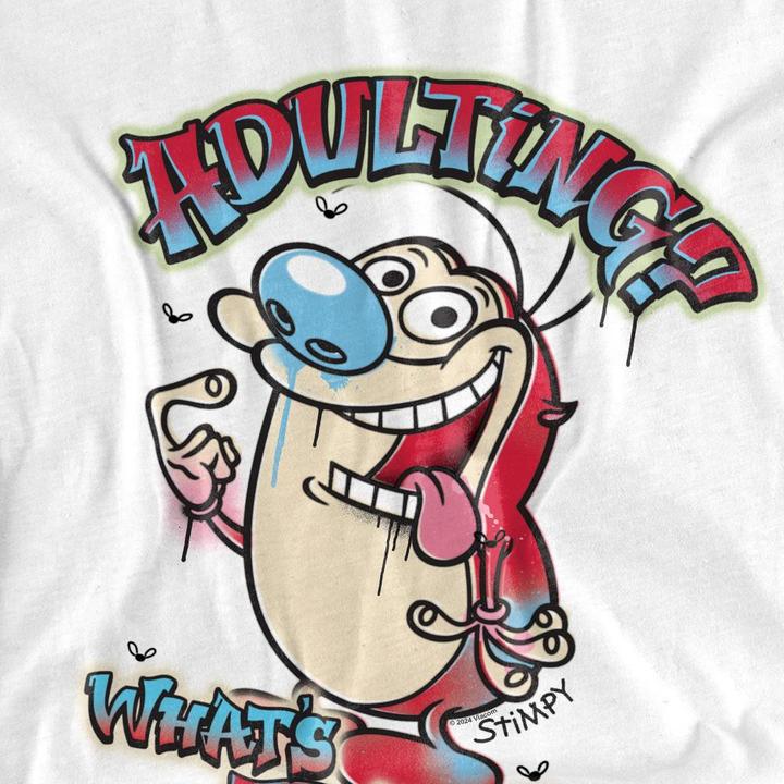 Produktbild Ren & Stimpy Adulting Whats That? TShirt (XL)
