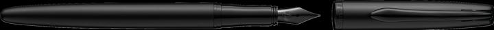 Actual product image Pelikan Jazz Noble Elegance P36 Carbon Black Fountain Pen (Blue, 1 x)
