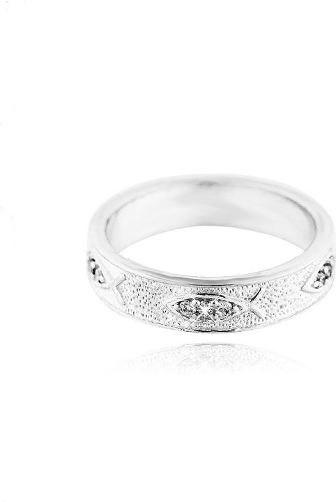 Produktbild Leyda Ring Fisch (56, 925 Silber)