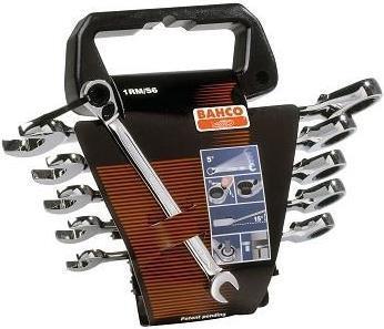 Produktbild Bahco Satz metrische Knarren-Ring-Maulschlüssel - 12-teilig/Kunststoffhalter (12 mm, 8 mm, 13 mm, 10 mm, 19 mm, 17 mm, 18 mm, 11 mm, 16 mm, 15 mm, 14 mm, 9 mm)