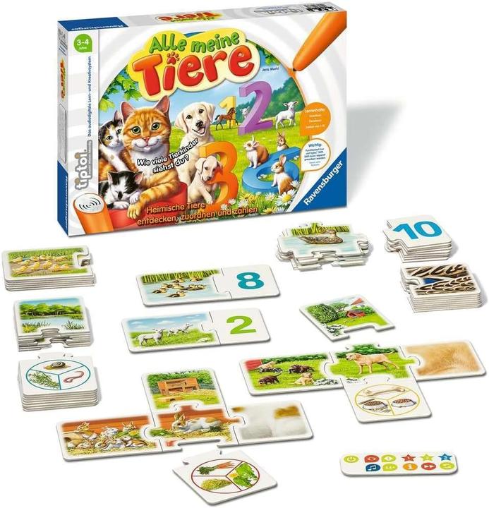 Actual product image tiptoi All my animals (German)