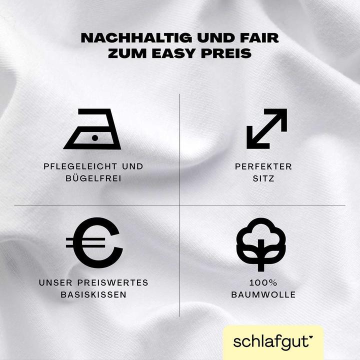 Actual product image schlafgut Easy Jersey (Duvet cover, 40 x 80 cm)