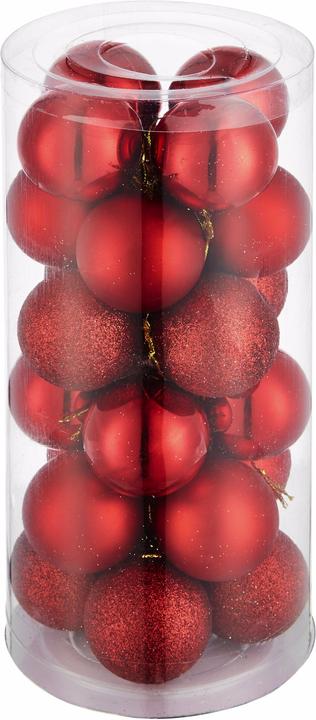 tectake Christmas baubles (24 -part)