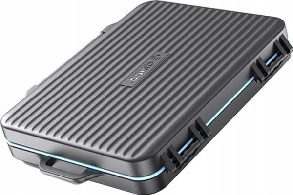 Actual product image Orico Case PHCD-4-BK-BP 8 kart SD, 4 karty Compact Flash