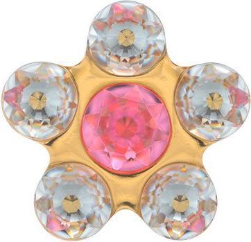 Actual product image Studex Sensitive Stud Earrings Daisy Iridescent Rosé (Stainless steel)