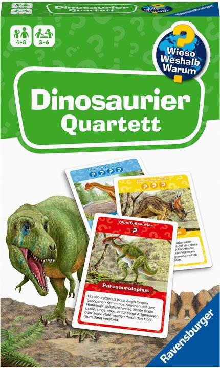 Produktbild Ravensburger Wieso? Weshalb? Warum? Dinosaurier Quartett (Deutsch)