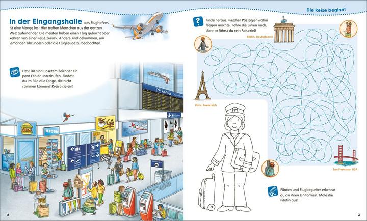 Actual product image Tessloff WAS IST WAS Junior hands-on booklet Airport and aeroplanes