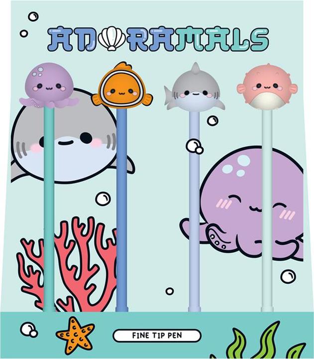 Produktbild Puckator Adoramals Sealife Meerestiere feine Spitze Kugelschreiber Kuli
