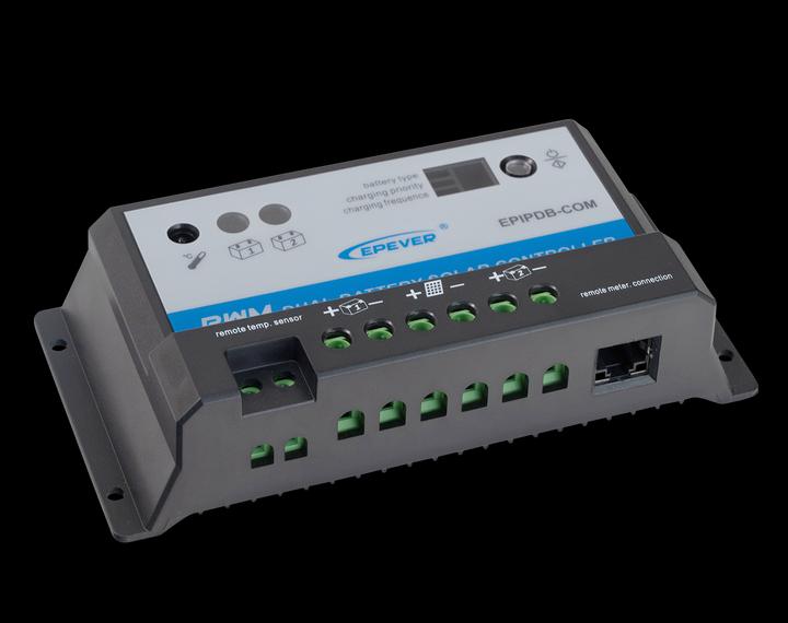 Actual product image Autosolar Dual charge controller PWM 20A for 2 batteries