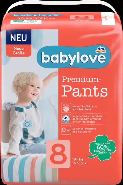 Produktbild dm babylove Baby Pants Premium (Gr. 8)