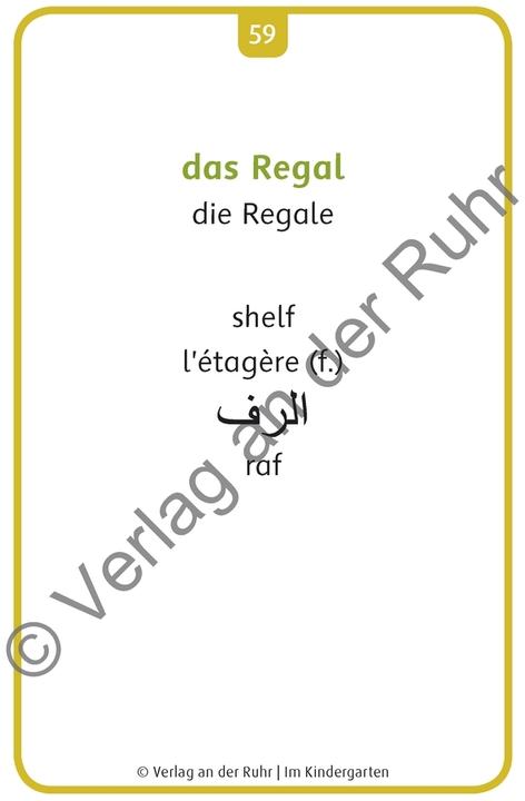 Produktbild Deutschlernen mit Bildern. Im Kindergarten (Deutsch, Französisch, Englisch, Redaktionsteam Verlag An Der Ruhr, 2016)