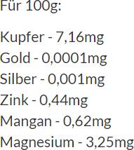 Nährwerte und Zutaten Bioligo Bonbons du Père Michel (1 Stück, Tabletten, 47 g)
