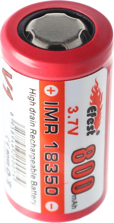 Produktbild Efest IMR 18350 V1 (Pluspol flach) (1 Stk., 18350, 800 mAh)