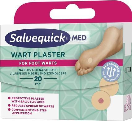 Salvequick Wart Plaster slices for warts 20pcs. (20 x)