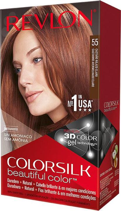 Produktbild Revlon Professional COLORSILK tinte #55-rojizo claro (55)