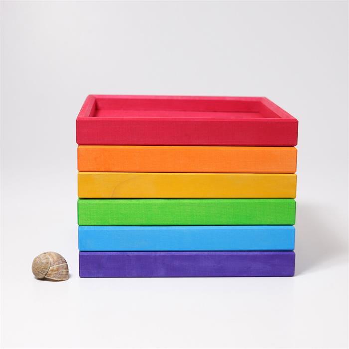 Produktbild Grimm's 10134 Regenbogen Holzrahmenset