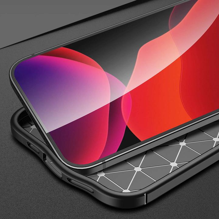 Produktbild Cadorabo TPU Cover Kunstleder Struktur (Apple iPhone 13 Pro Max)