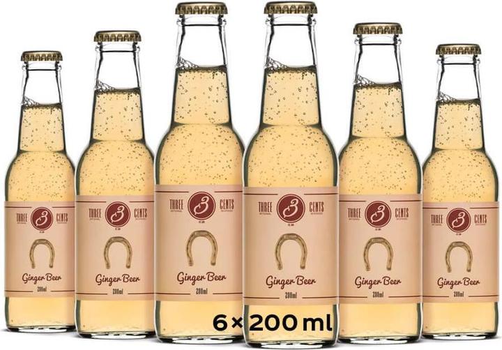 Immagine prodotto Three Cents Birra allo zenzero (6 x 20 cl)