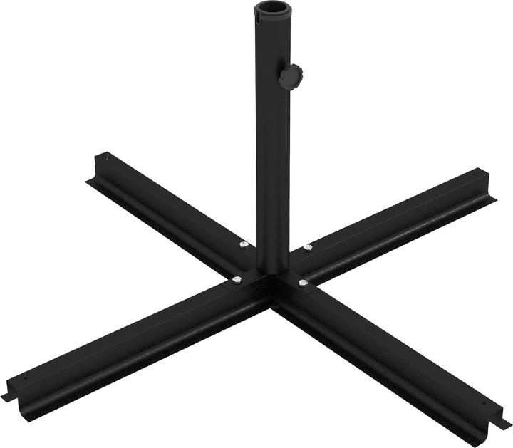 Produktbild Outsunny Schirmständer Kreuzfuss für Durchmesser von 32 - 48 mm