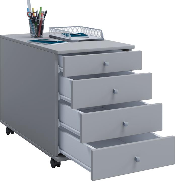 Produktbild VCM Holz Büroschrank Rollcontainer Lona mit Schublade (42 x 80 cm)