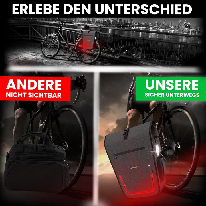 Produktbild Eloneo Fahrradtasche für Laptop (25 l, Gepäckträgertasche)