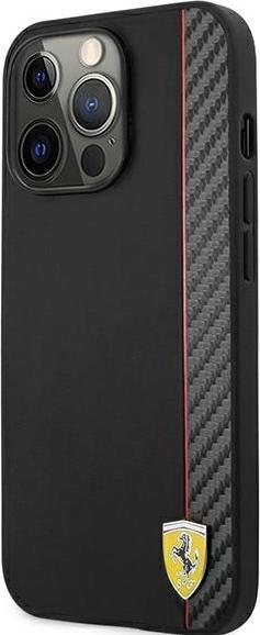 Produktbild Ferrari FESAXHCP13LBK iPhone 13 Pro/13 6,1" czarny/black hardcase On Track Carbon Stripe (Apple iPhone 13 Pro)