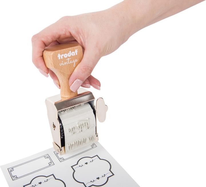 Actual product image Trodat Motifs stamp vintage