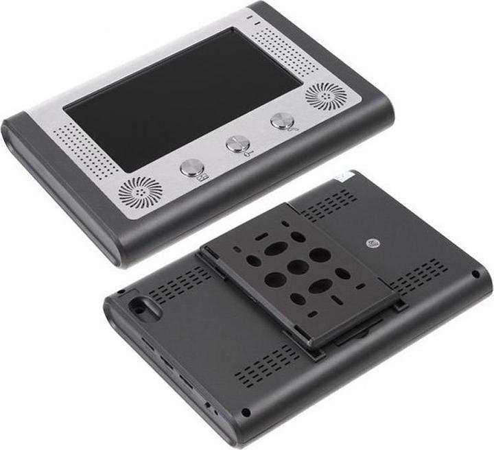 Actual product image PNI SilverCloud House 715 video intercom system, 7-inch LCD screen, outdoor camera, night vision