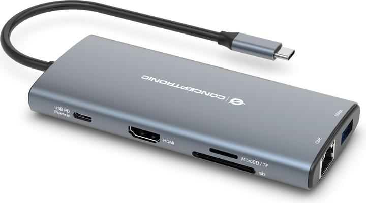 Produktbild Conceptronic USB Typ-C auf HDMI/USB 3.0/ USB Typ-C (USB-C, 1 Ports)