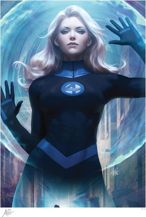 Immagine prodotto Sideshow Stampa d'arte Marvel Sue Storm: Invisible Woman 46 x 61 cm - non incartata (46 x 61 cm)