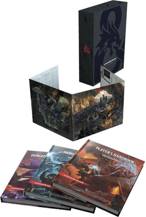 Actual product image Wizards of the Coast WOC967681 - Dungeons & Dragons - Core Rulebook Gift Set, (DE edition) (German)